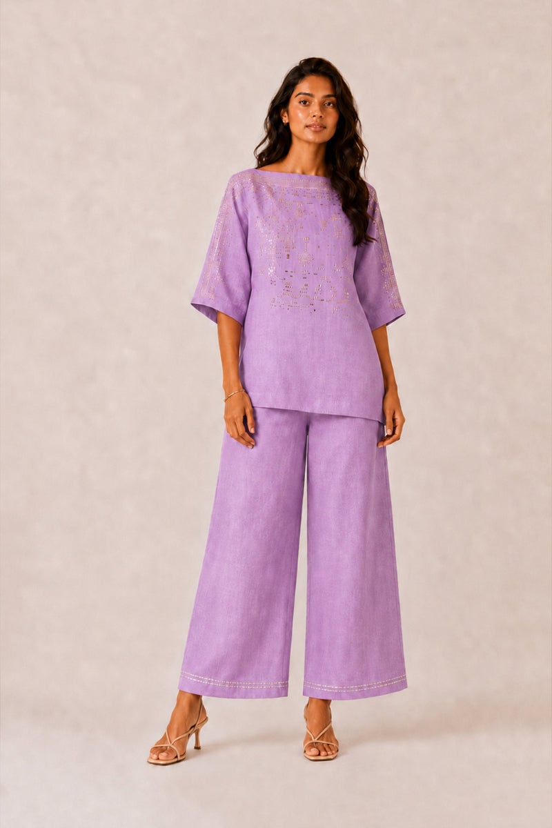 Drops of gold Roomal Co-ord