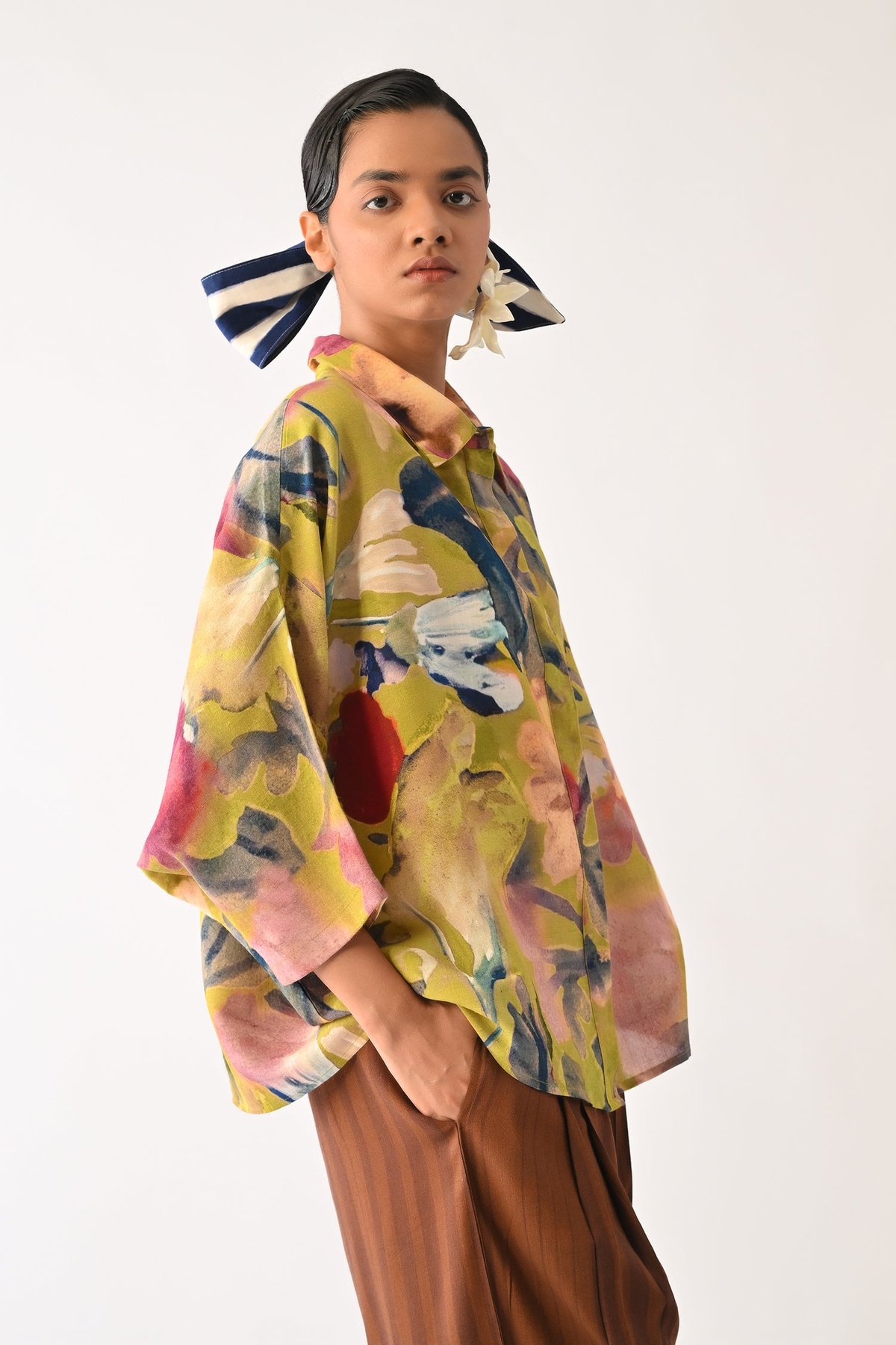 Liberty Olive Ae Shirt Set