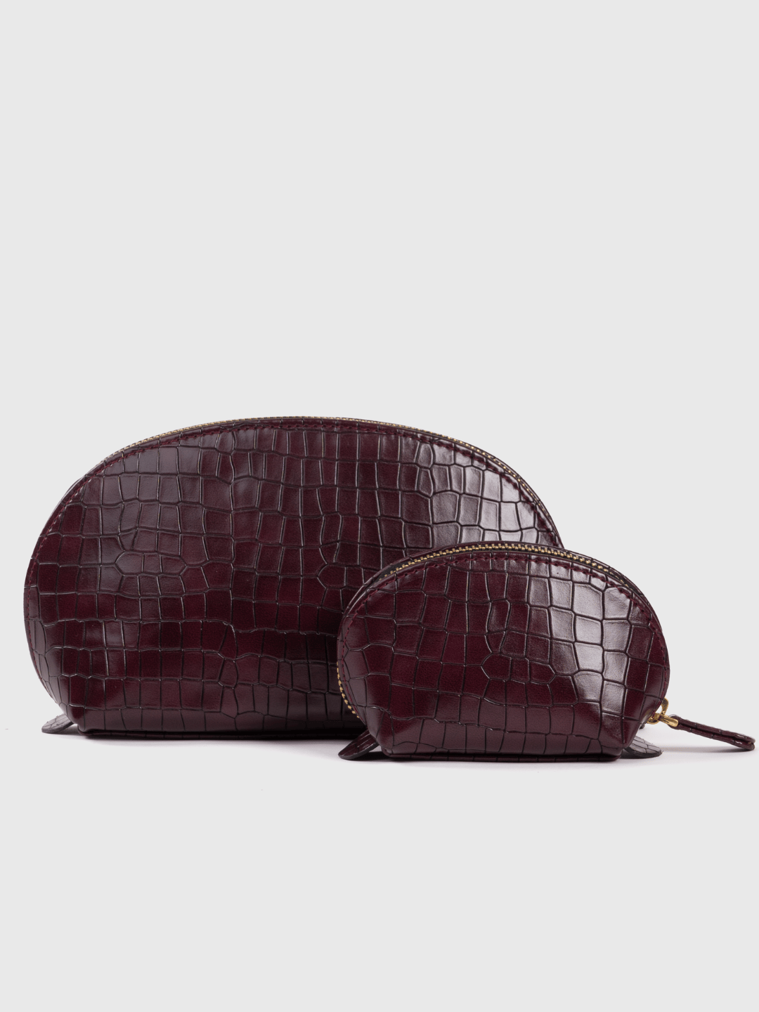 Cosmos Croco Pouch Wine - Set of 2