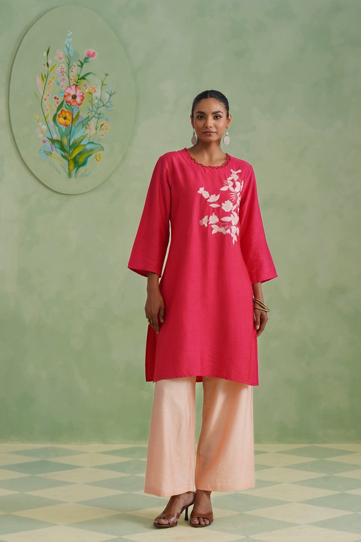 Bloom Embroidered Kurta Set