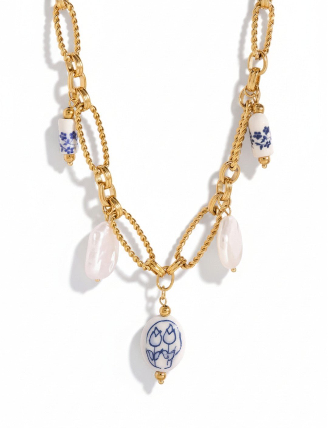 Ceramic Charms Ocean Necklace