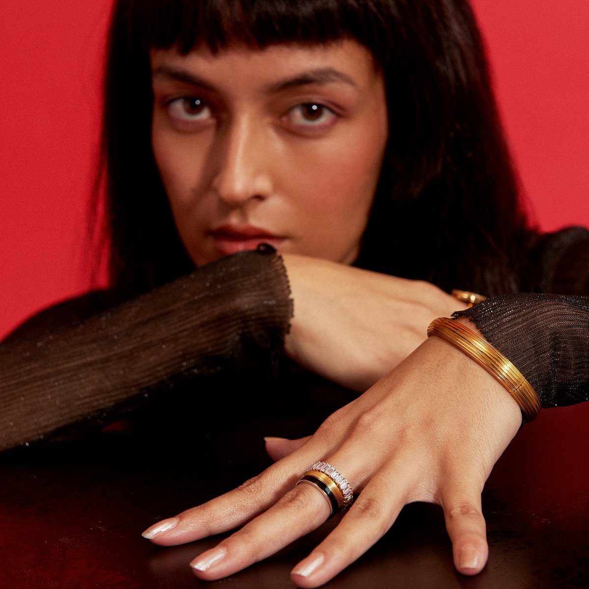 Numisma Gilded Bangle