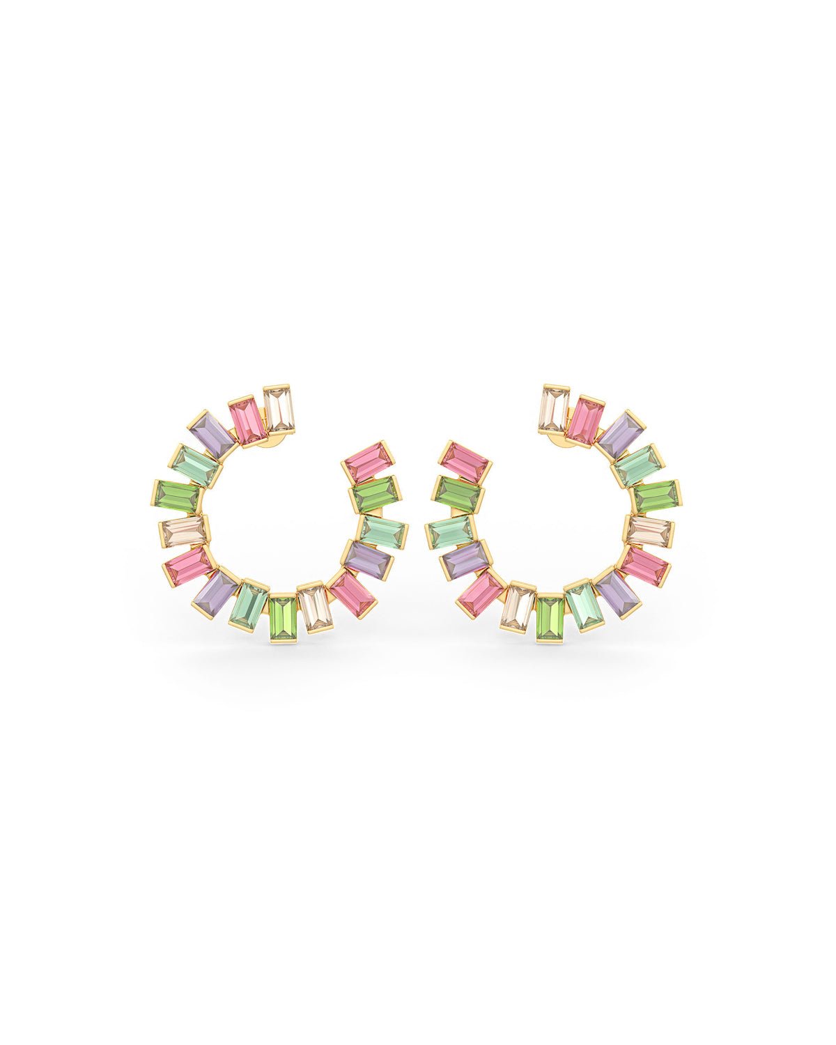 Alba Glow Hoop Earrings