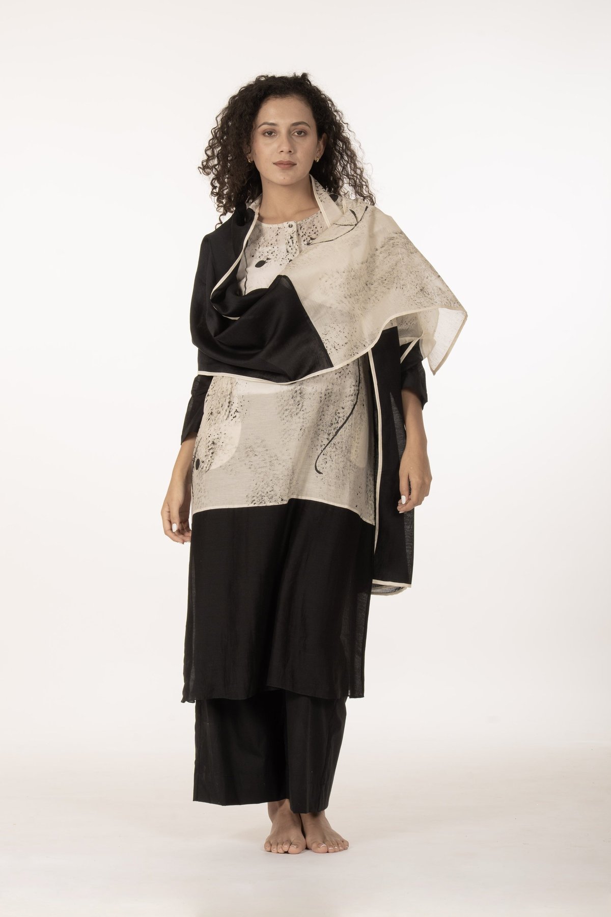 Ivory Shadow Dress Co-ord