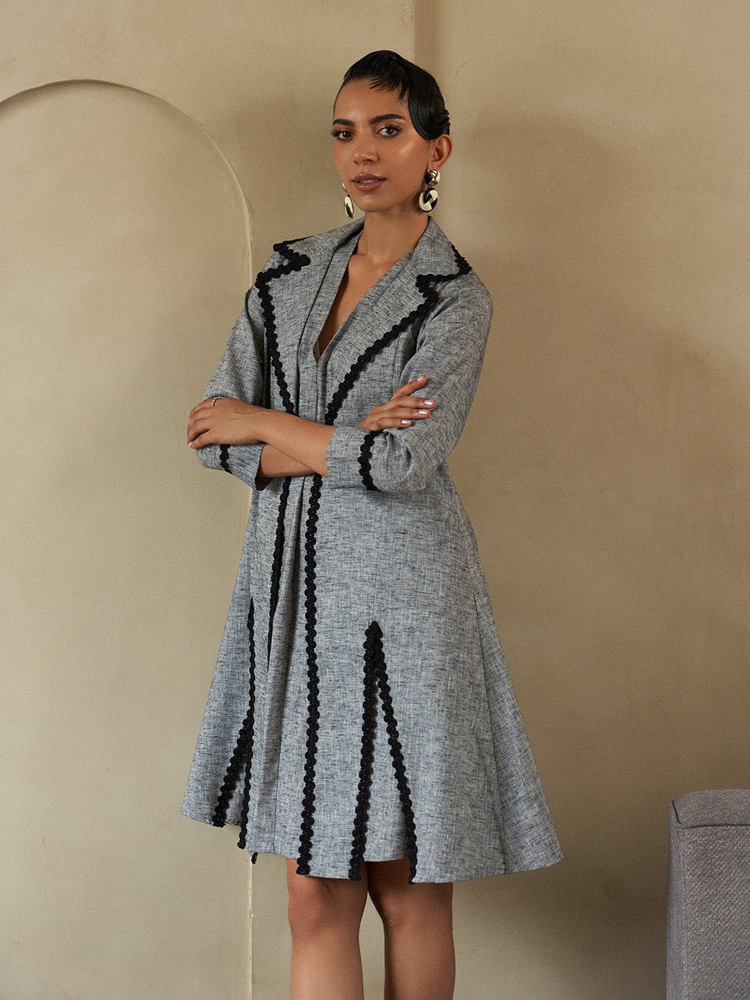 Slate Laced Jacket