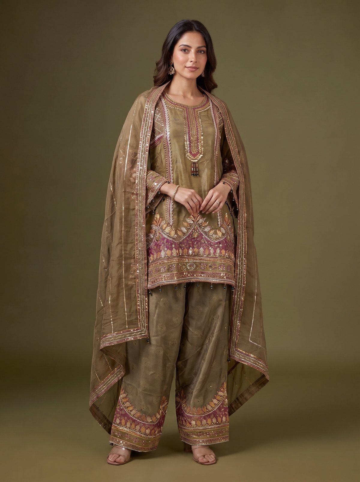 Suhavi Pink/Green