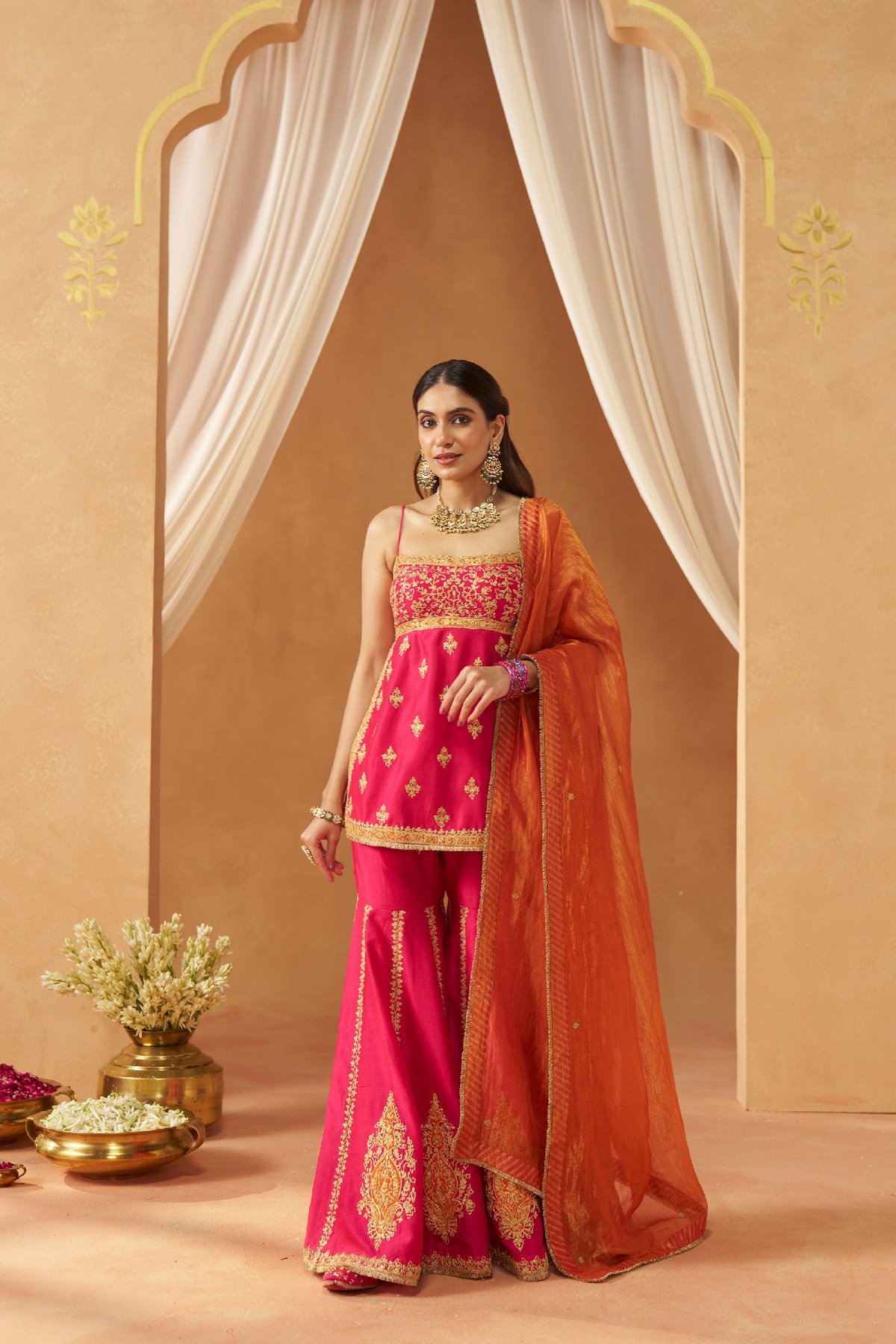 Najma Kurta with Garara and Dupatta