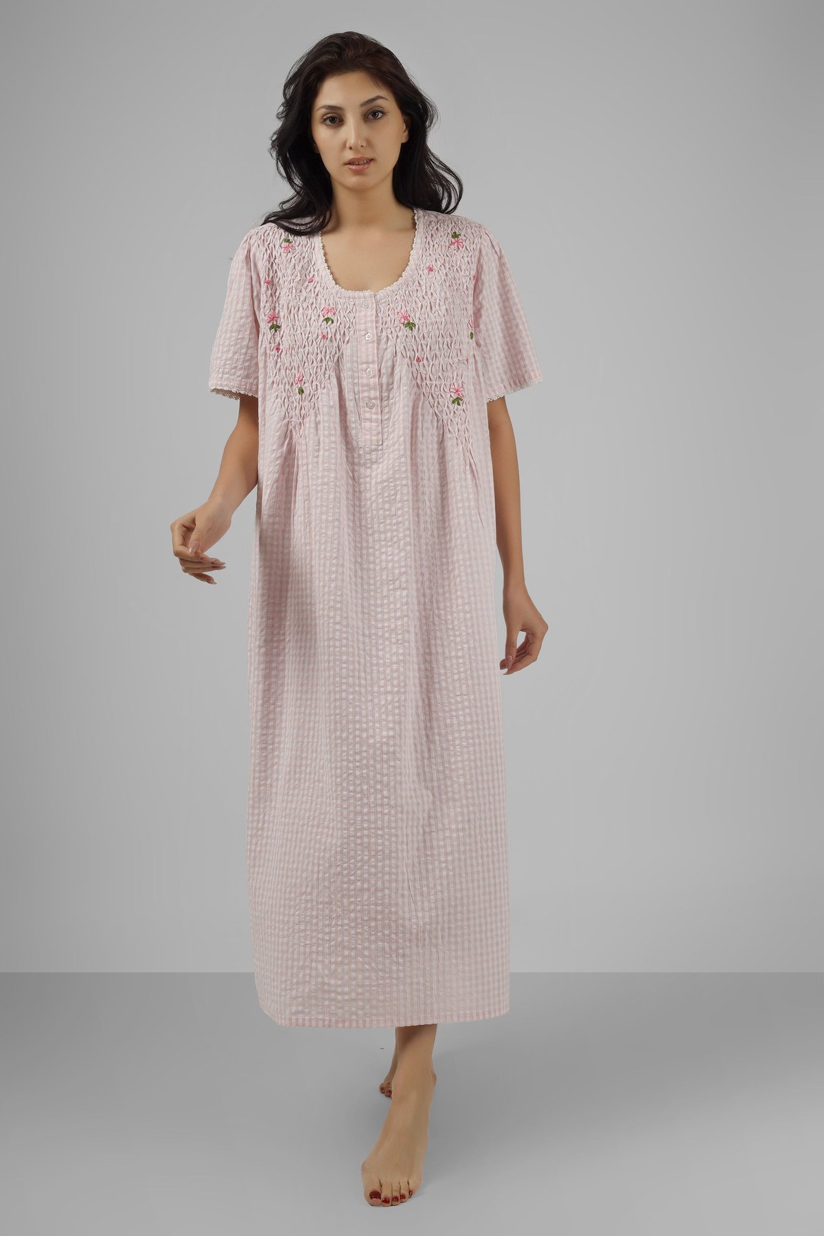 Agatha, Dress with Smocking