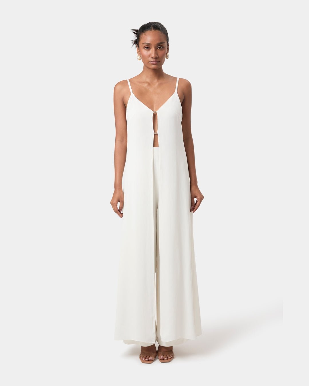 Front Slit Drape Top