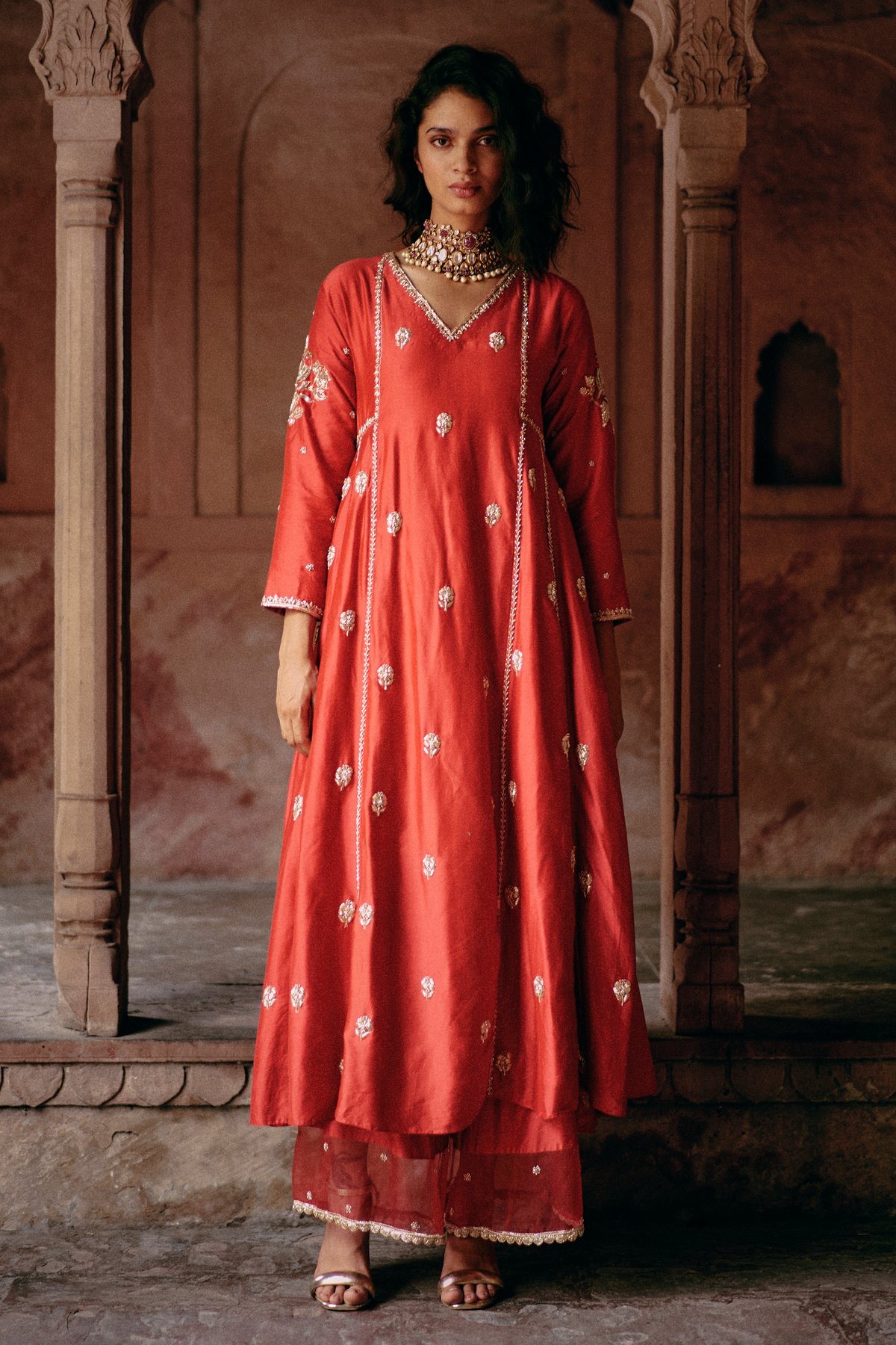 Ezra Anarkali Set