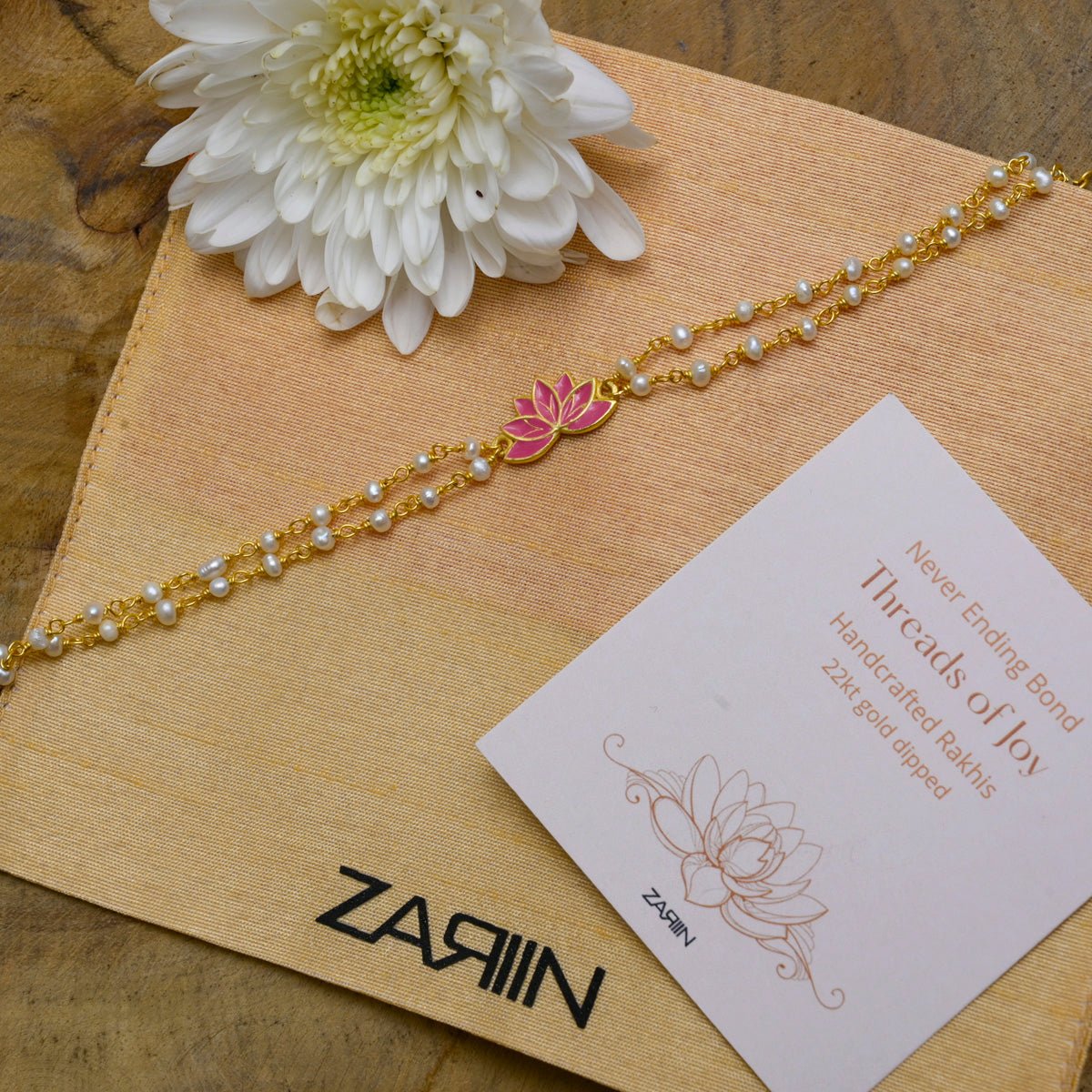 Lotus Aura Pearl Lumba Bracelet