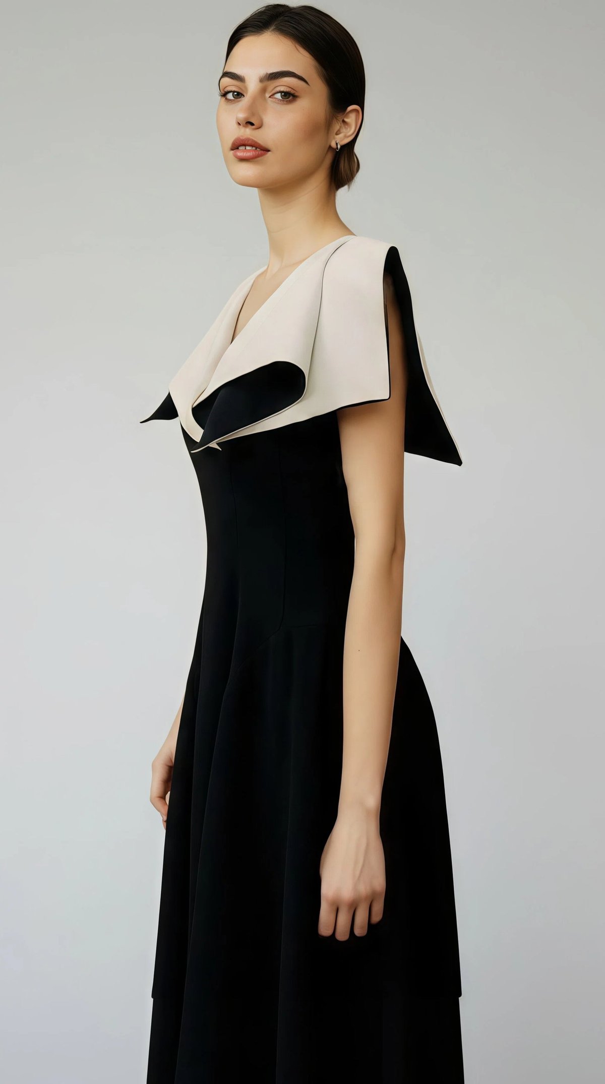 Orgami Collar Midi