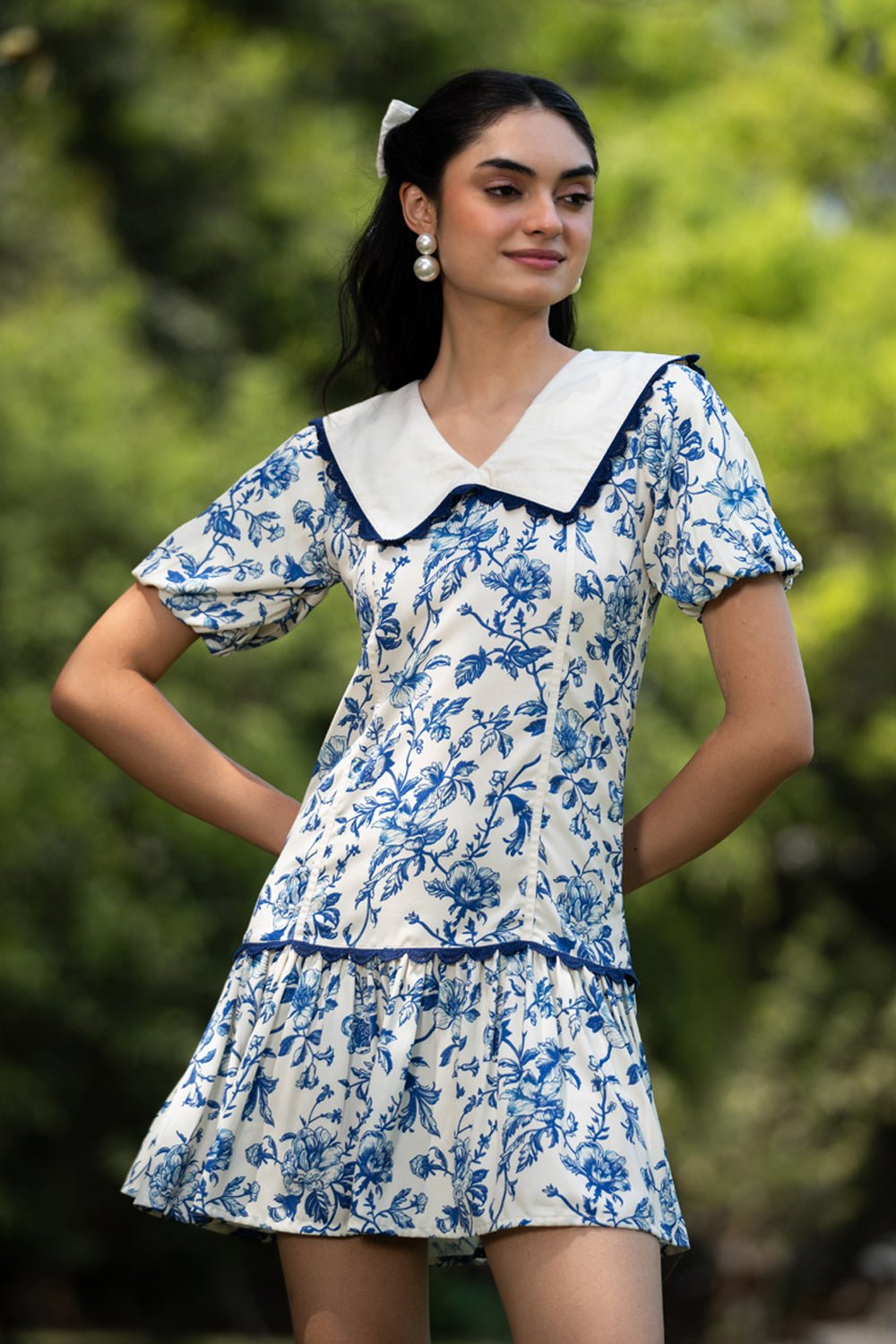 Aggie Floral Short Dress