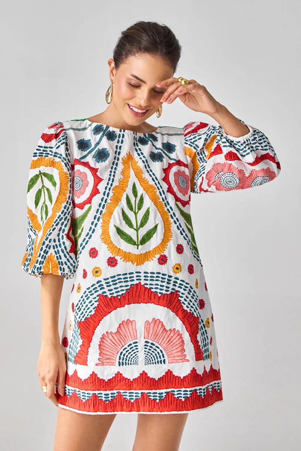Claire Embroidered Dress