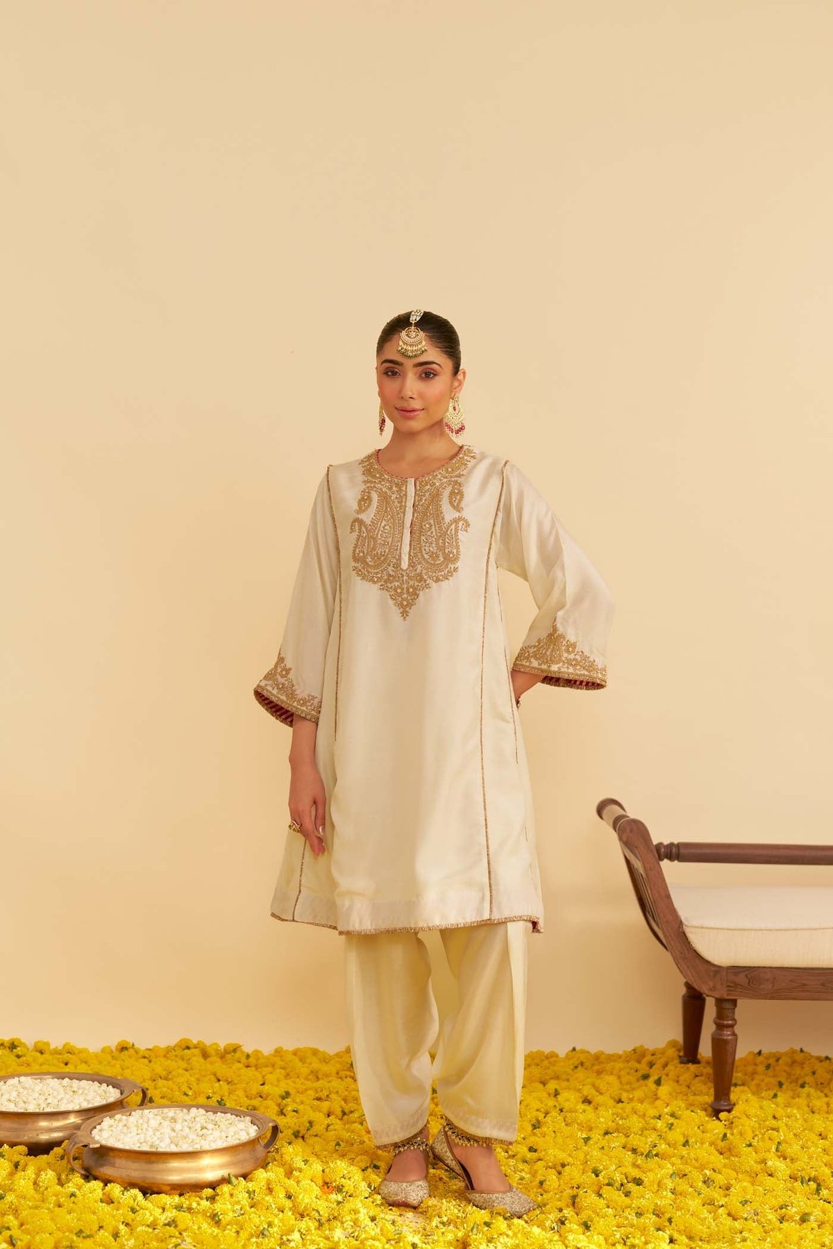 Ayra - Short Chauga With Salwar
