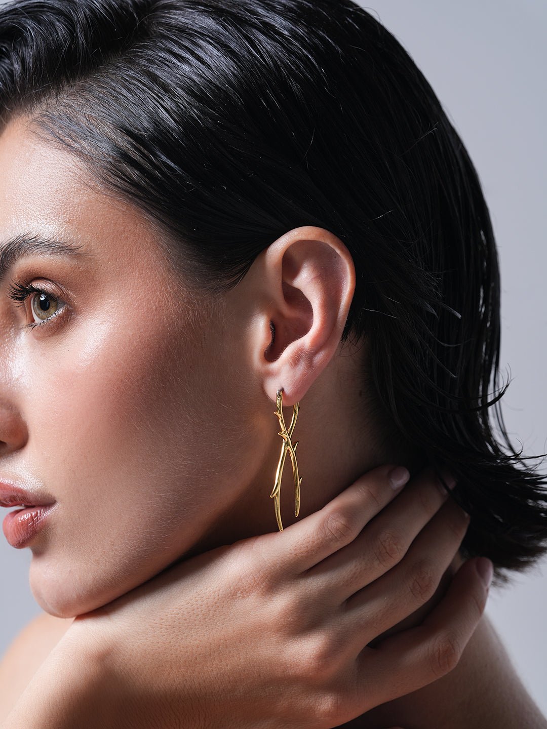 Thistle Thorn Earrings Set