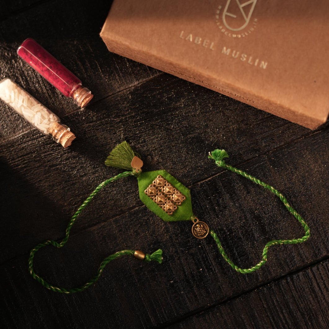 Turtle Tassle Blessing Rakhi