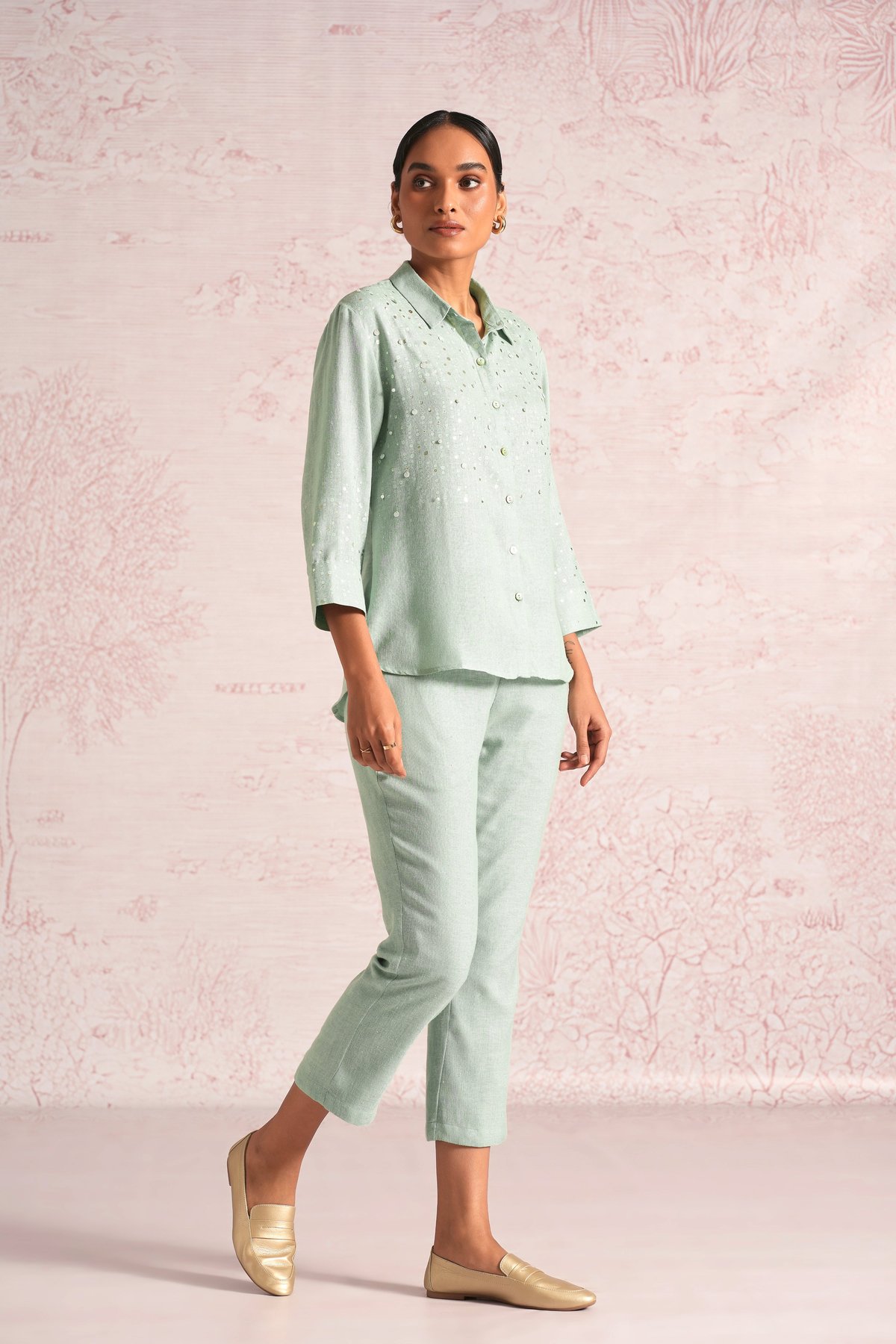 Shimmer Strings Shirt Co-Ord