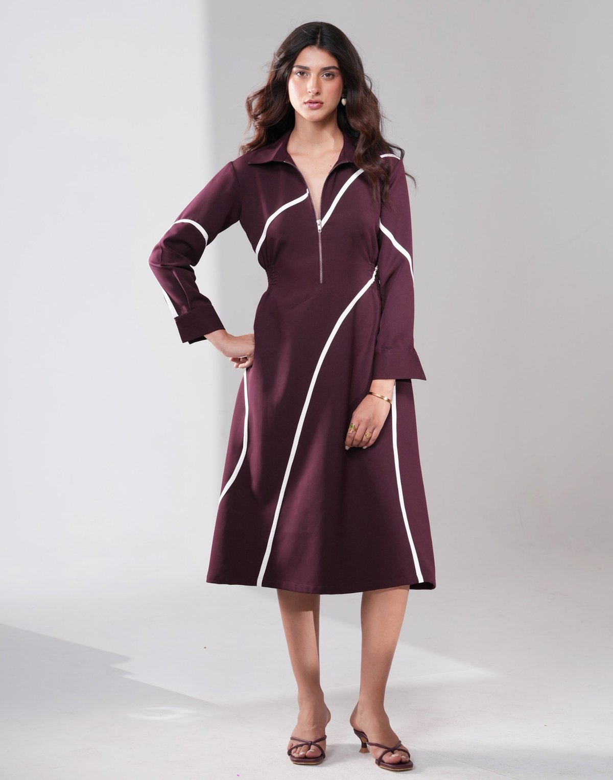 Stripe Polo Dress