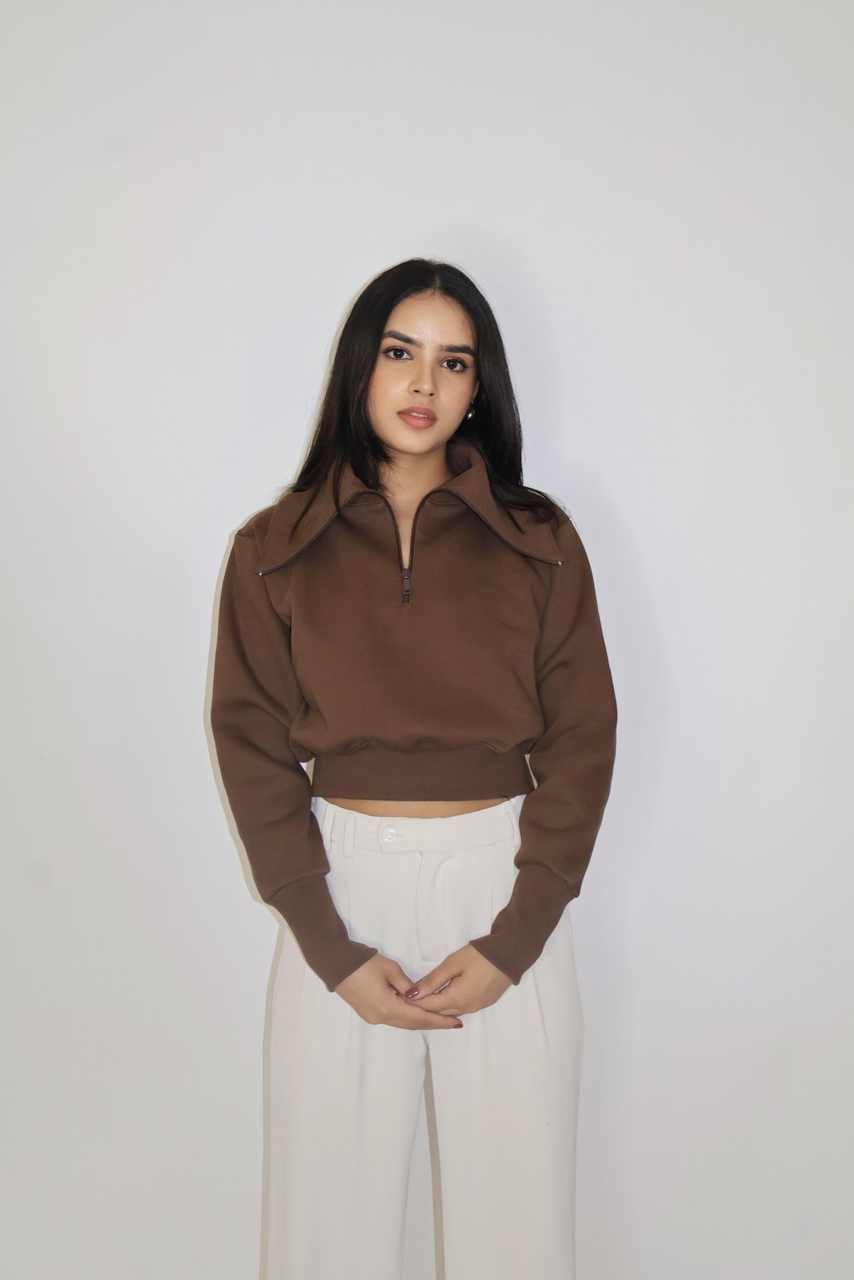 Cropped Zipper