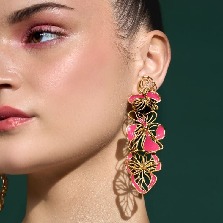 Orchid Earrings