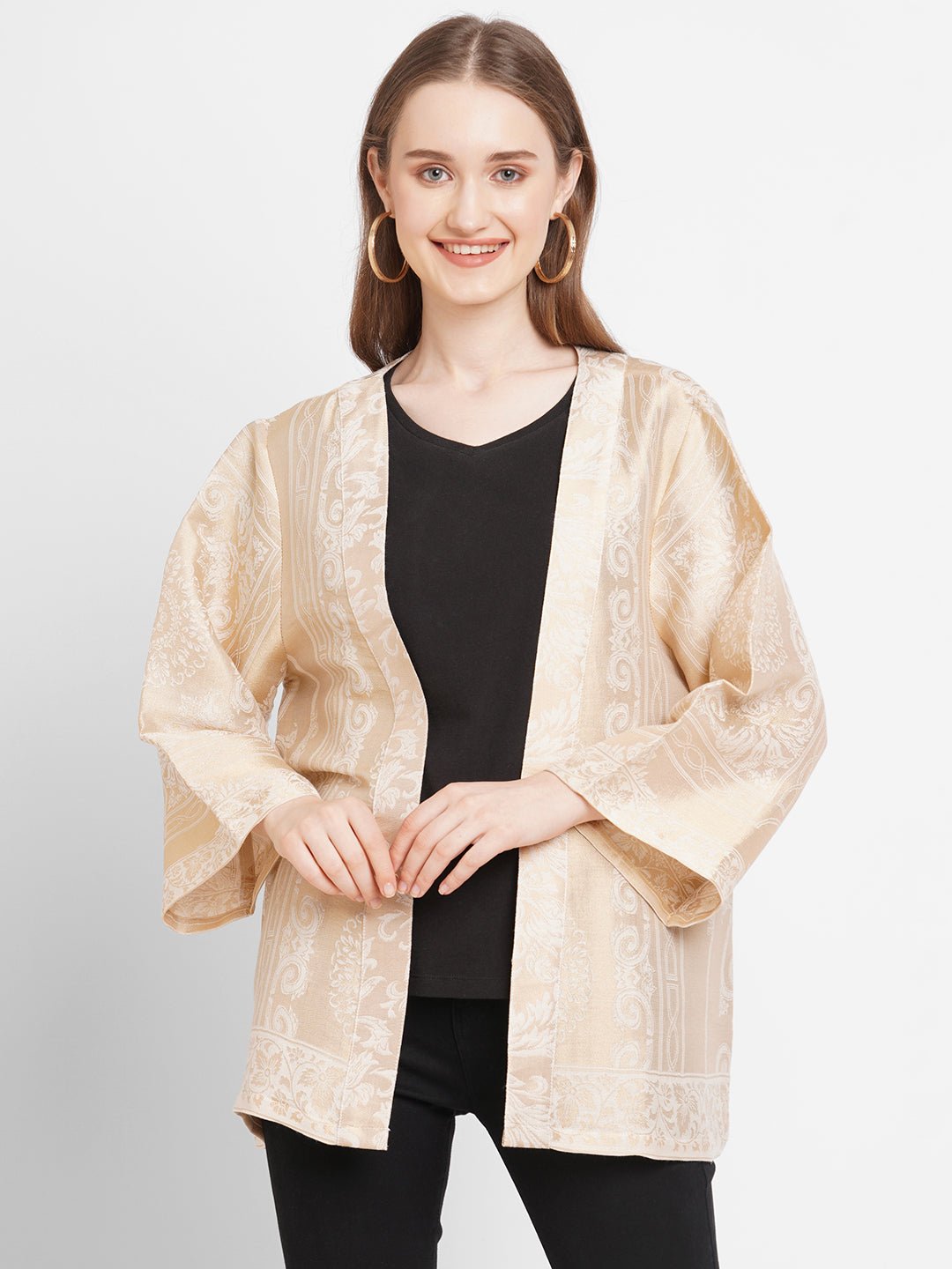 Brocade Roman Design Off white Jacket