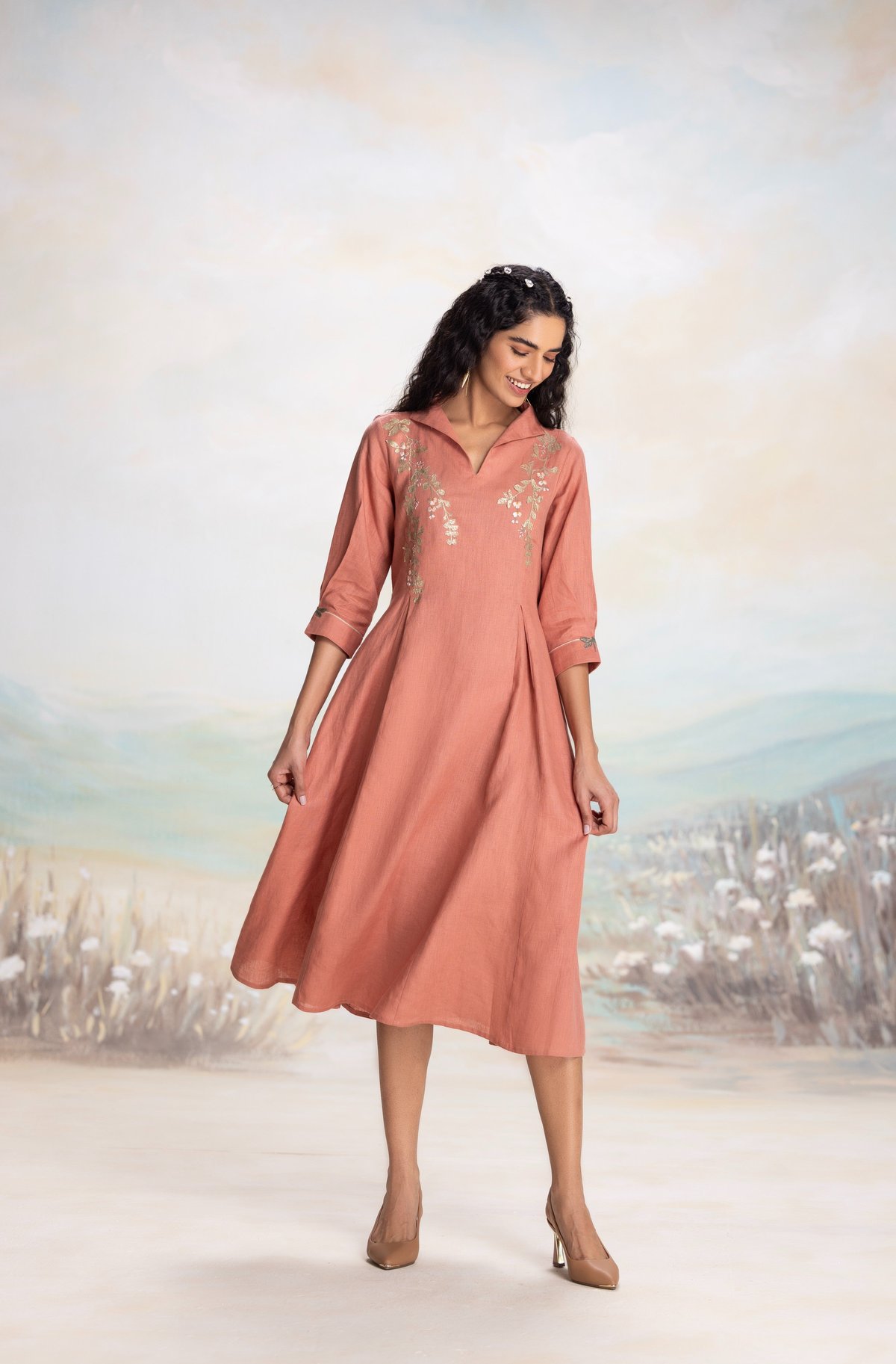 Golden Leaf Dress