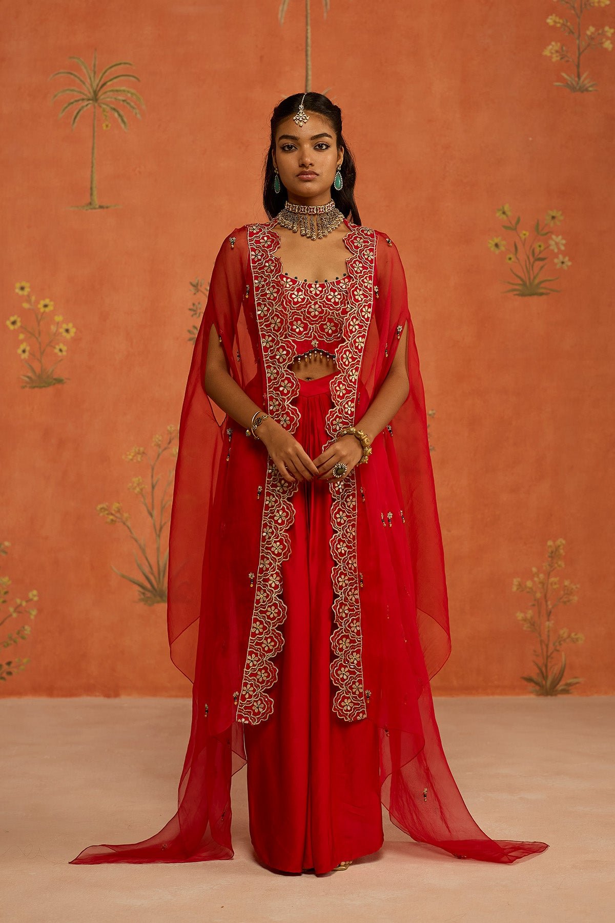 Damini Cape Set