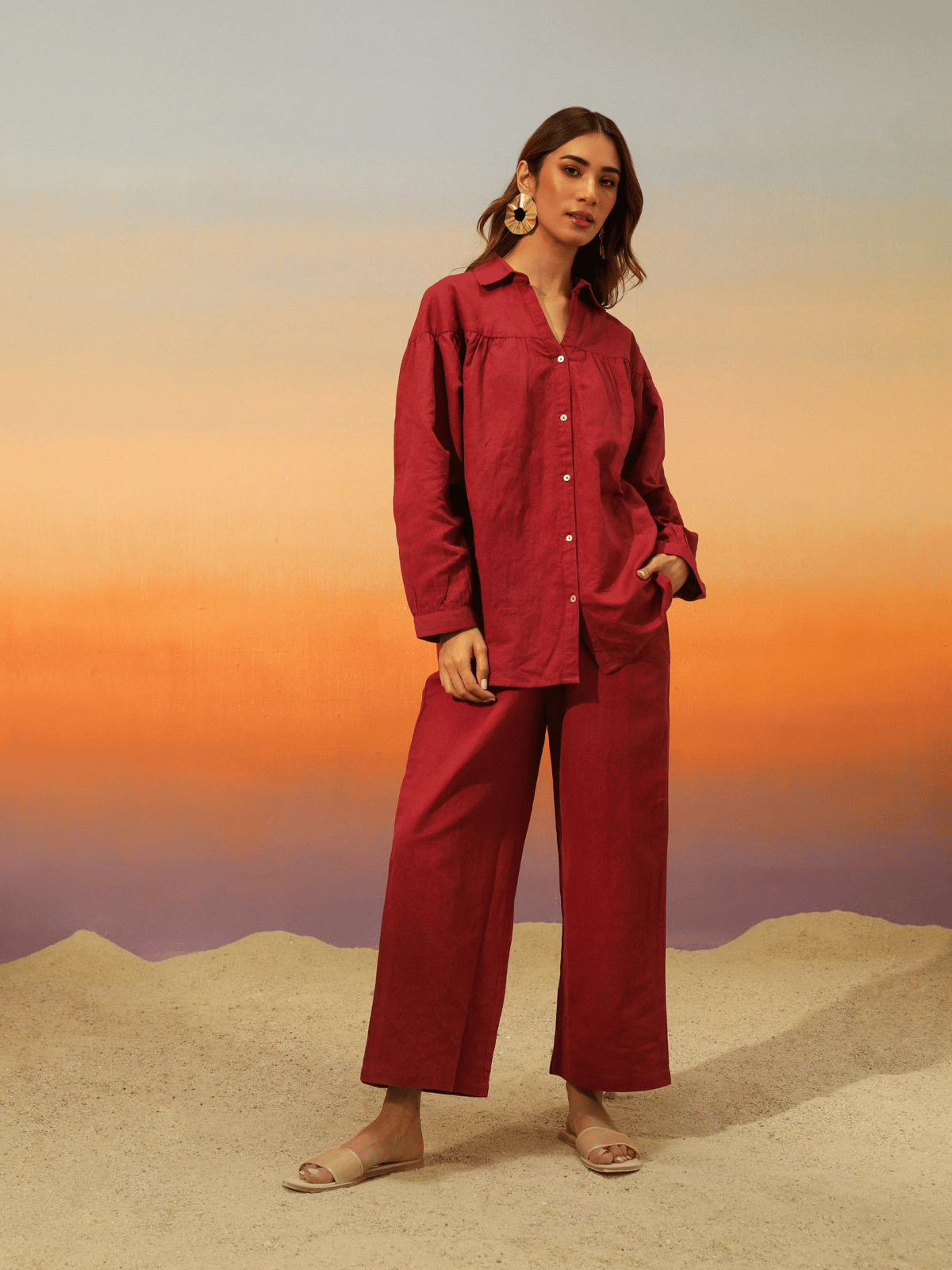 Premium Linen Co-ord Set