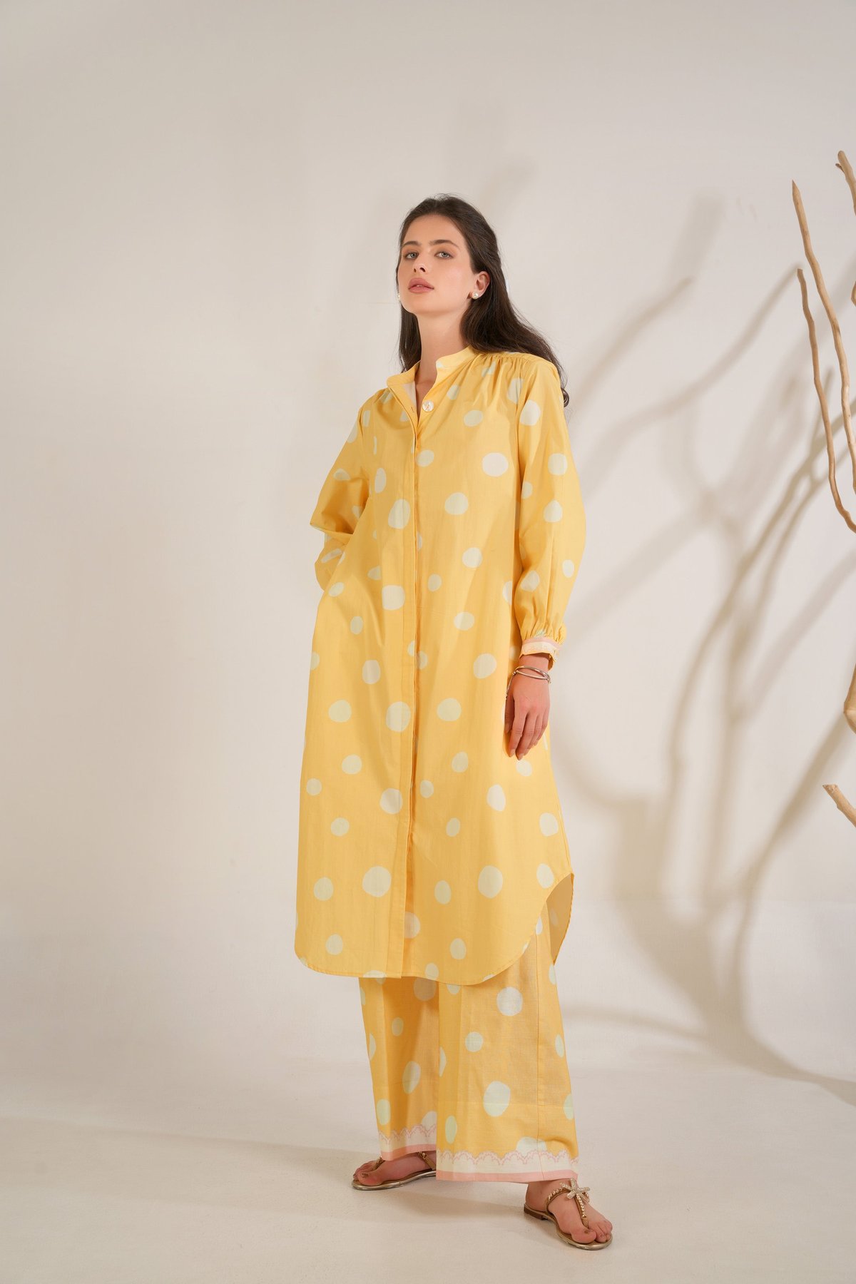 Marigold Shirt Dress Co-Ord Set