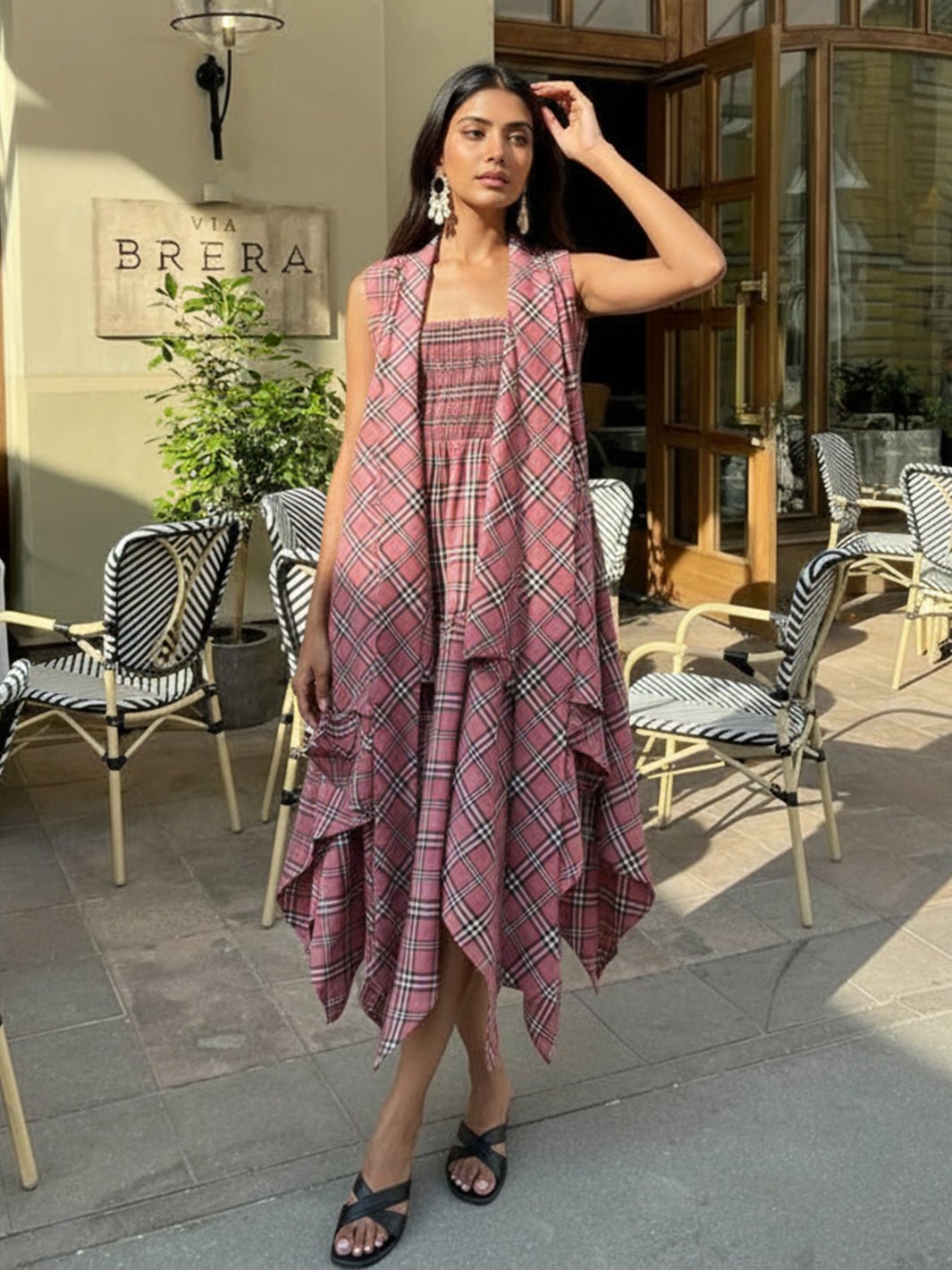Lara Plaid Jacket