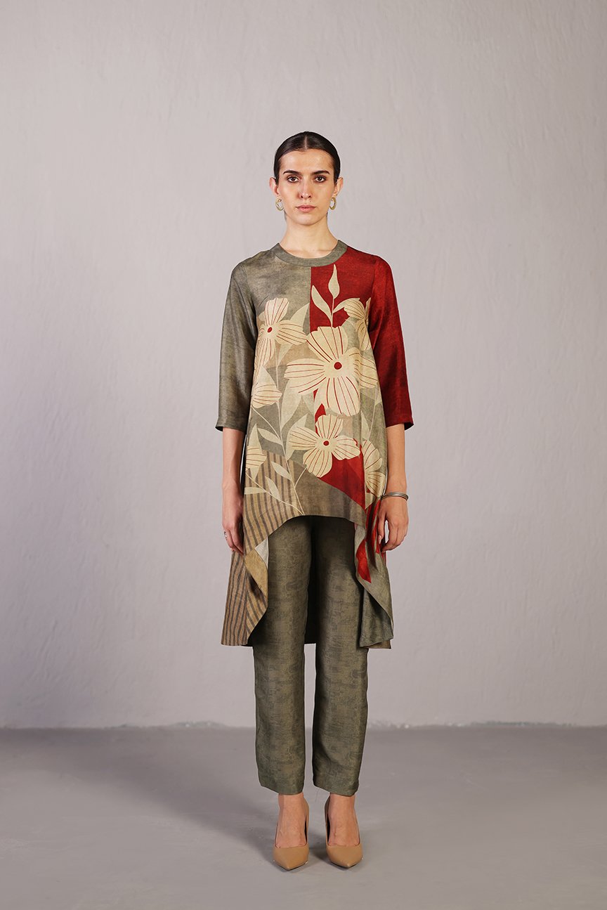 Botanica Wine & Grey Co-Ord Set