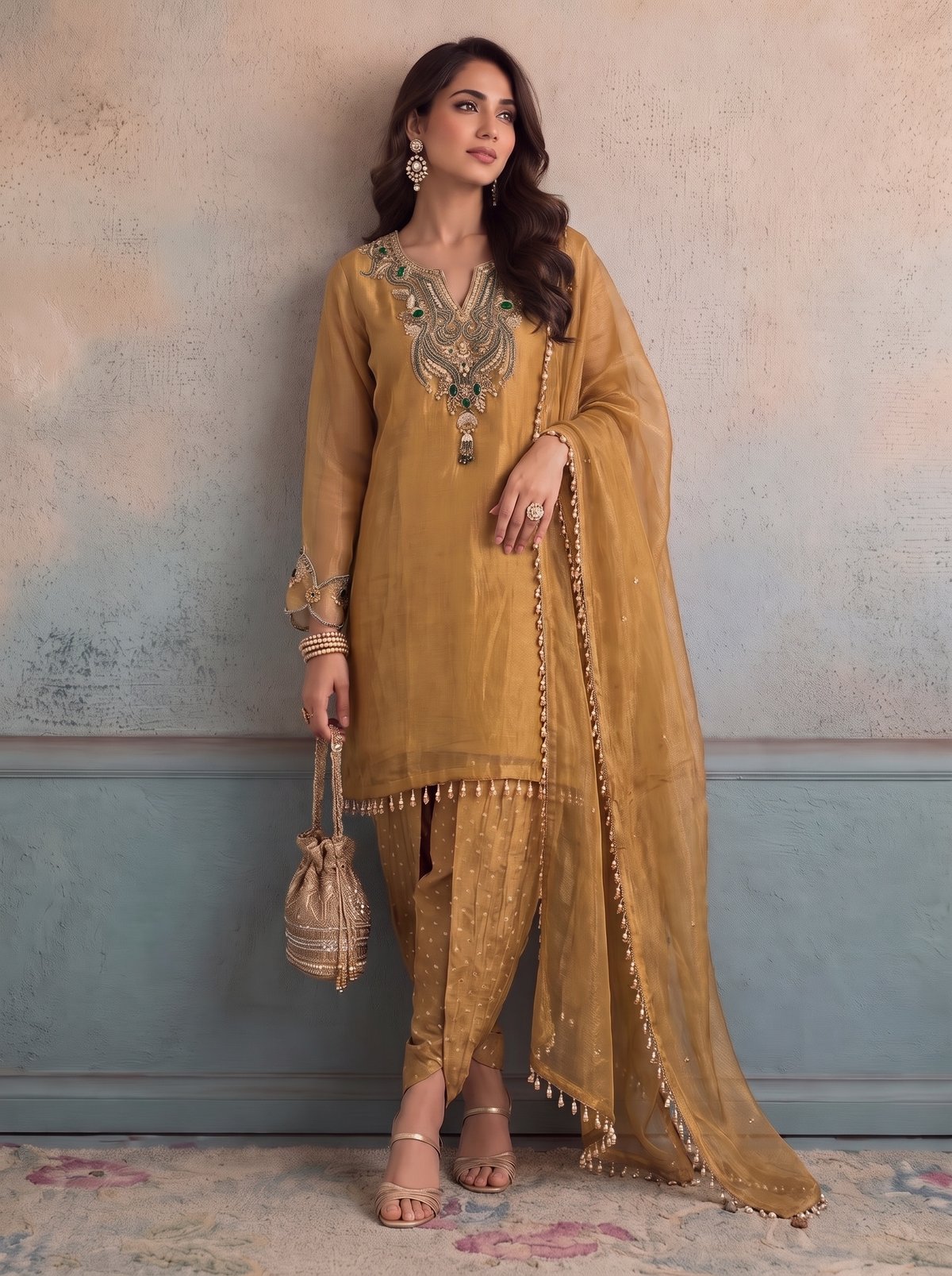 Sunehri Noor Kurta Set
