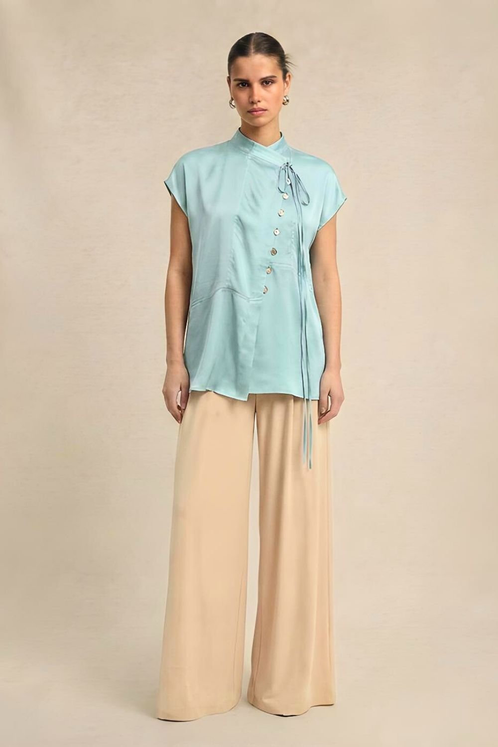 Crew Neck Blouse