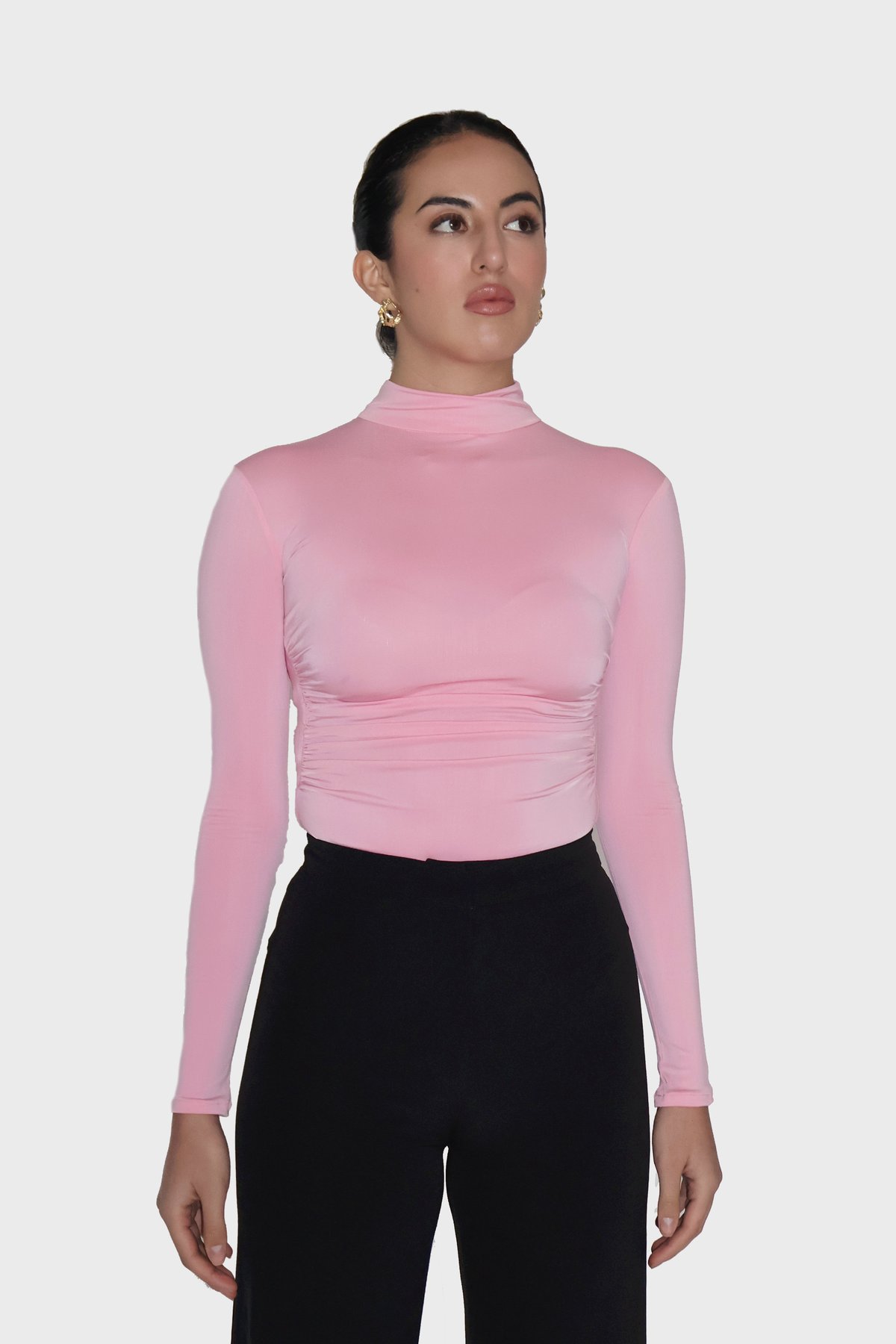 Turtleneck Bodysuit - Birch Bodysuit (Flamingo)