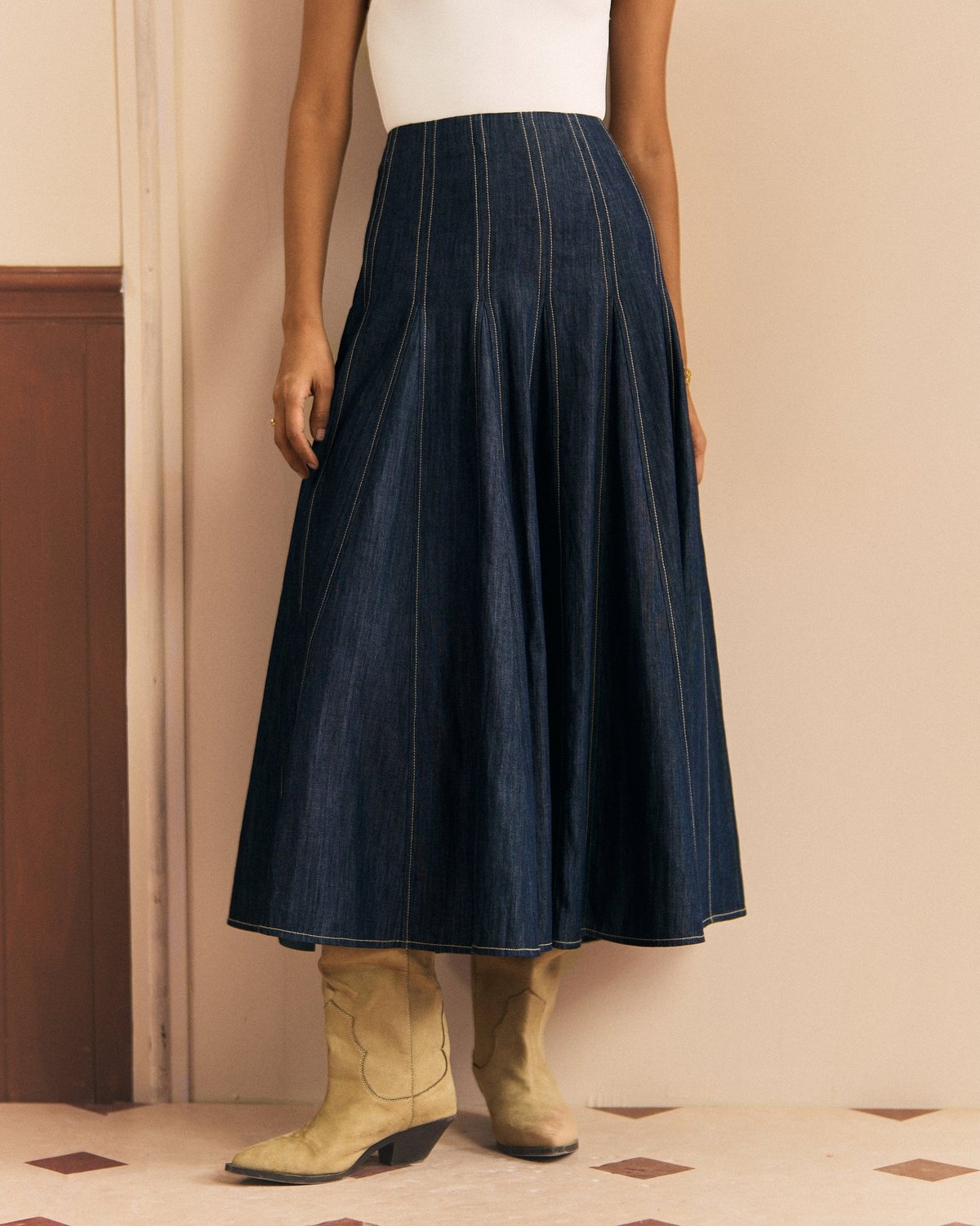 Rose Midi Skirt