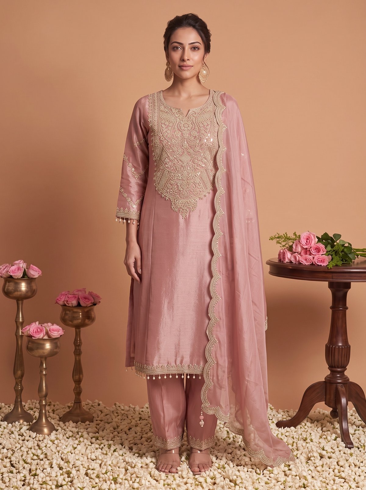 Kurta Dupatta Pant Choga Sets