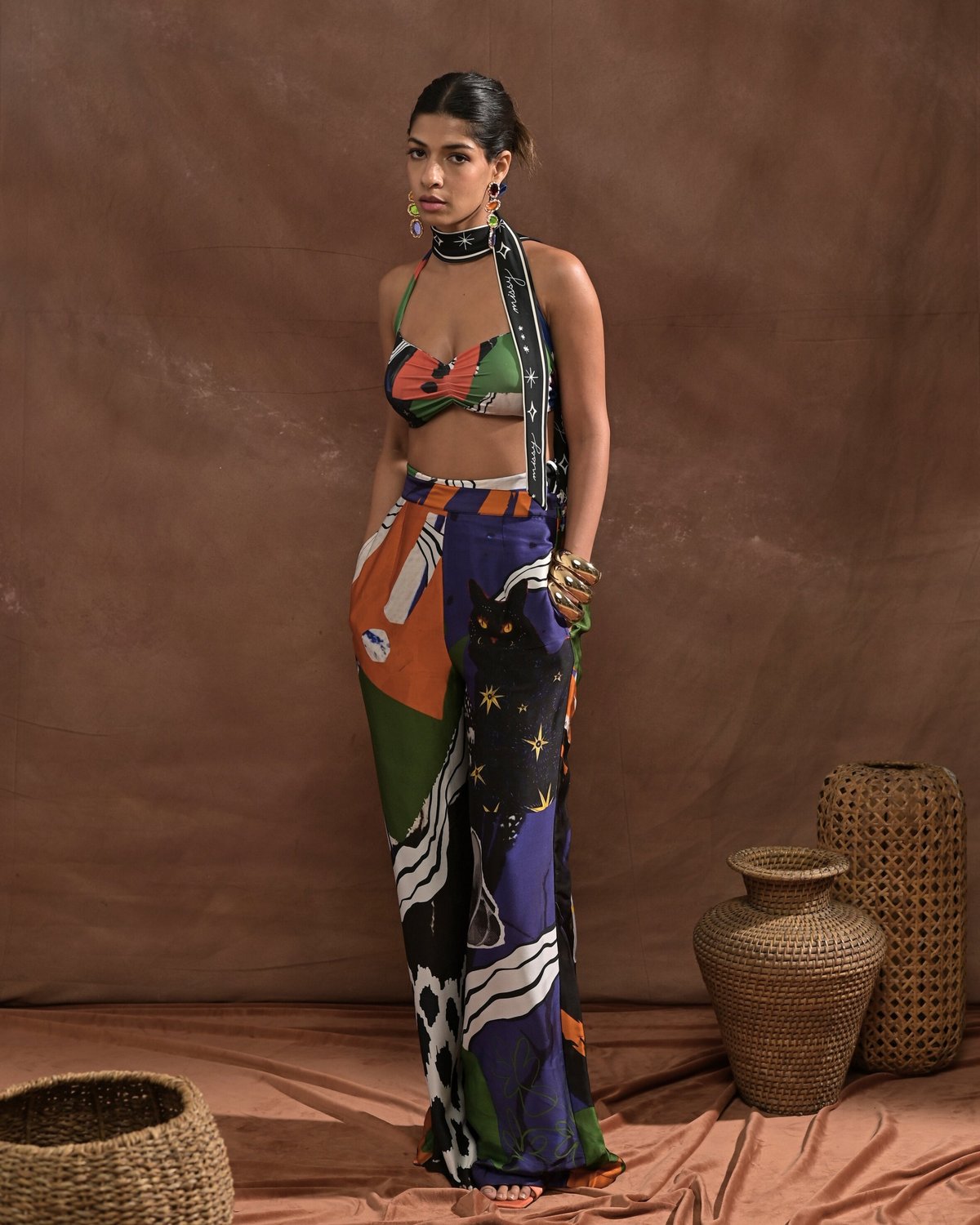 Aiko Printed Pant