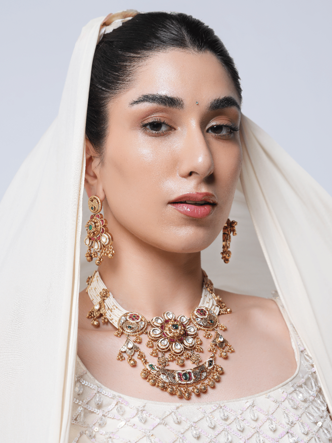 Heavy Designer Rajwada Necklace