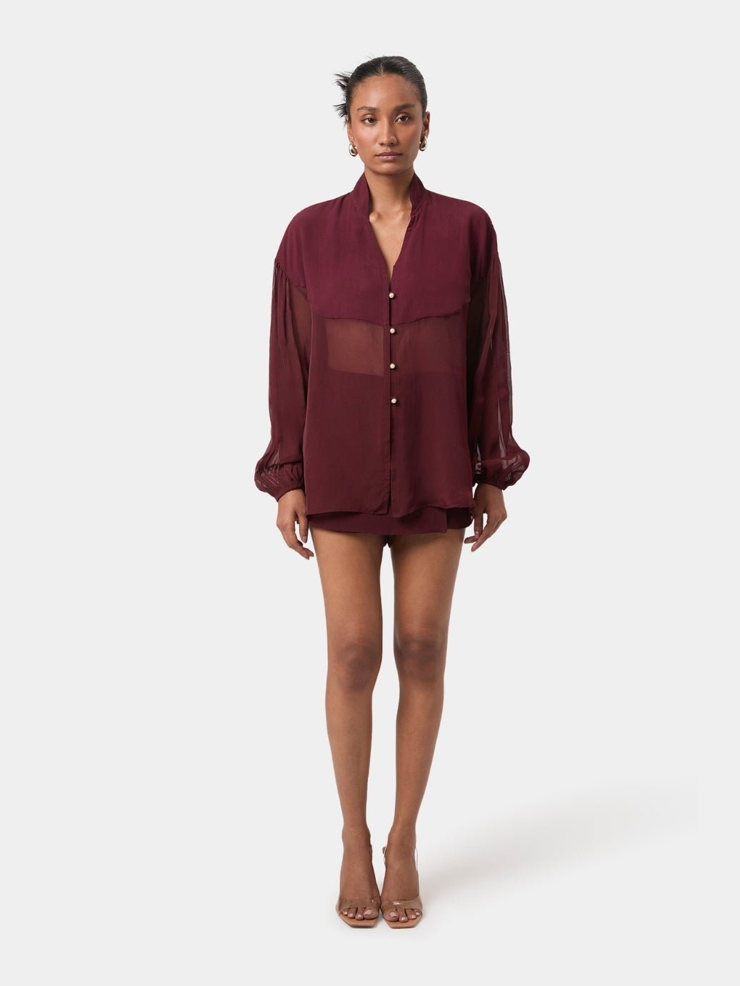 Panelled Mini Skorts
