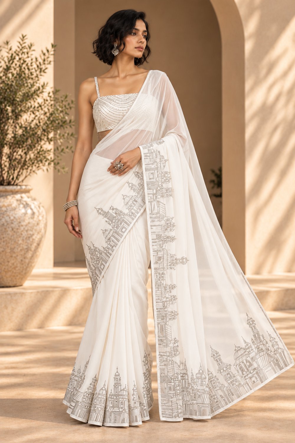 Border Saree � Regal