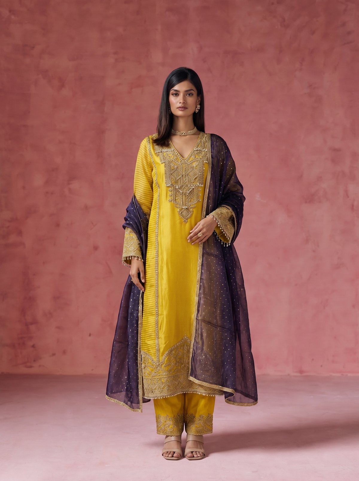 Mira Long Kurta Set
