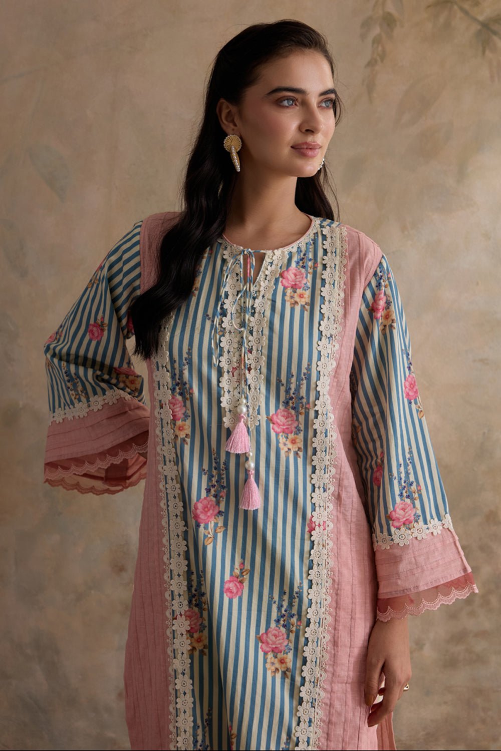 Safiya Stripe Kurta
