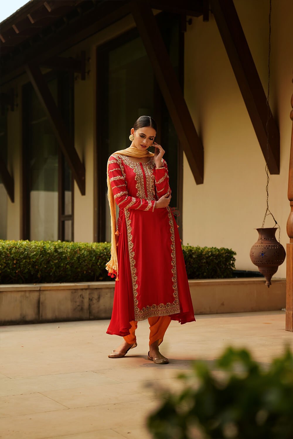 Kyra The Jaal Design Suit Set