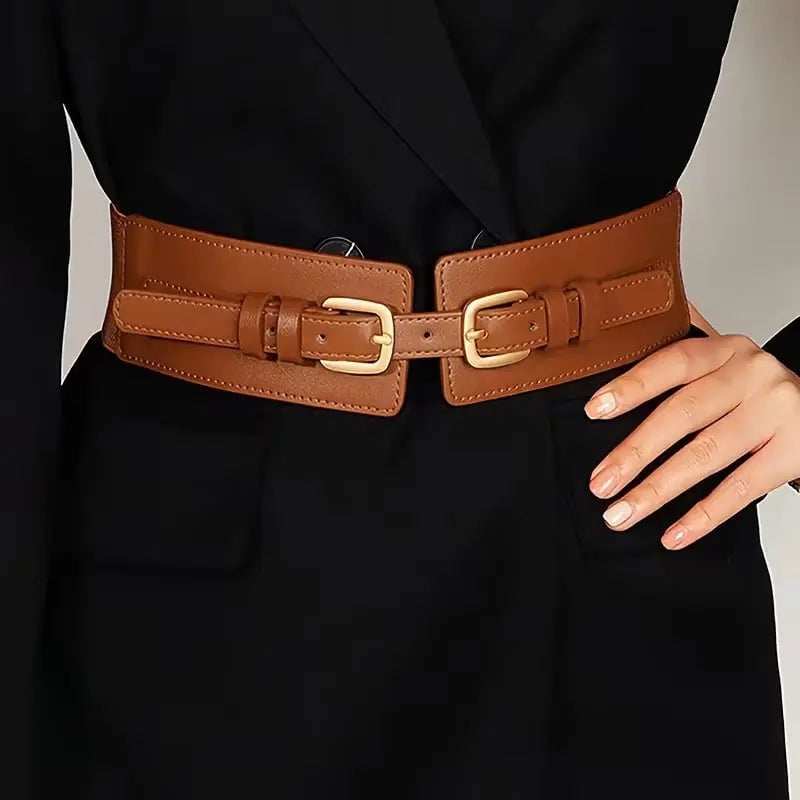 Cross Tan Women Belt