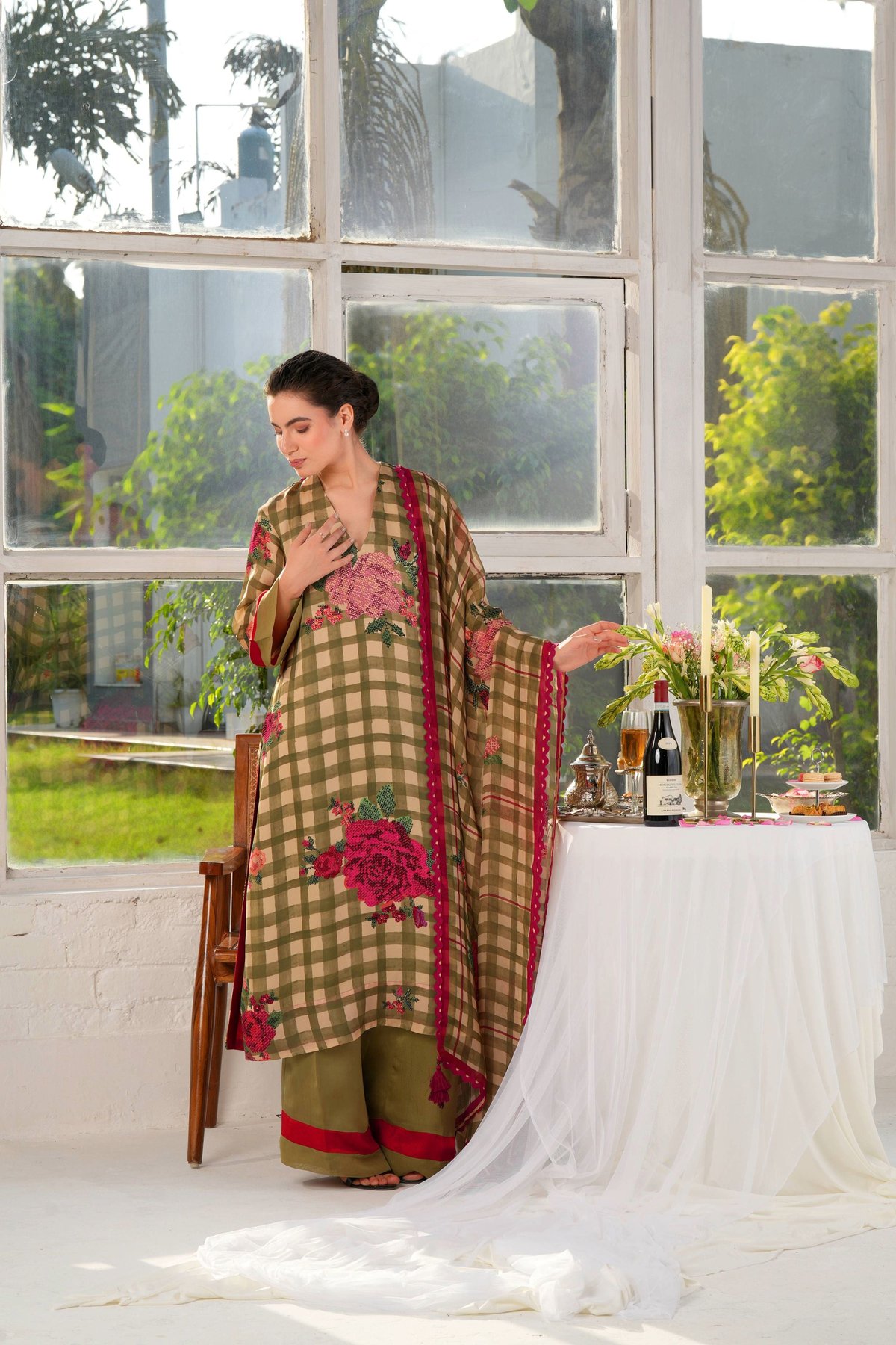 Garden Soiree Kurta & Trouser Set