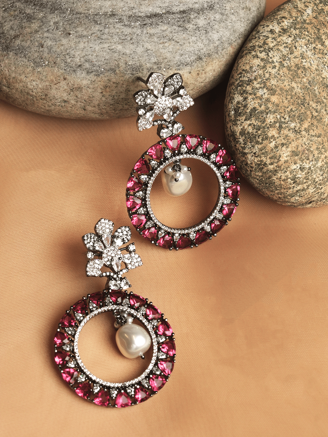 Designer Heavy AD Earrings