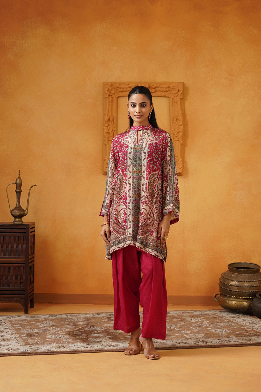 Multi Printed Kurta and Pant Co-ord Set