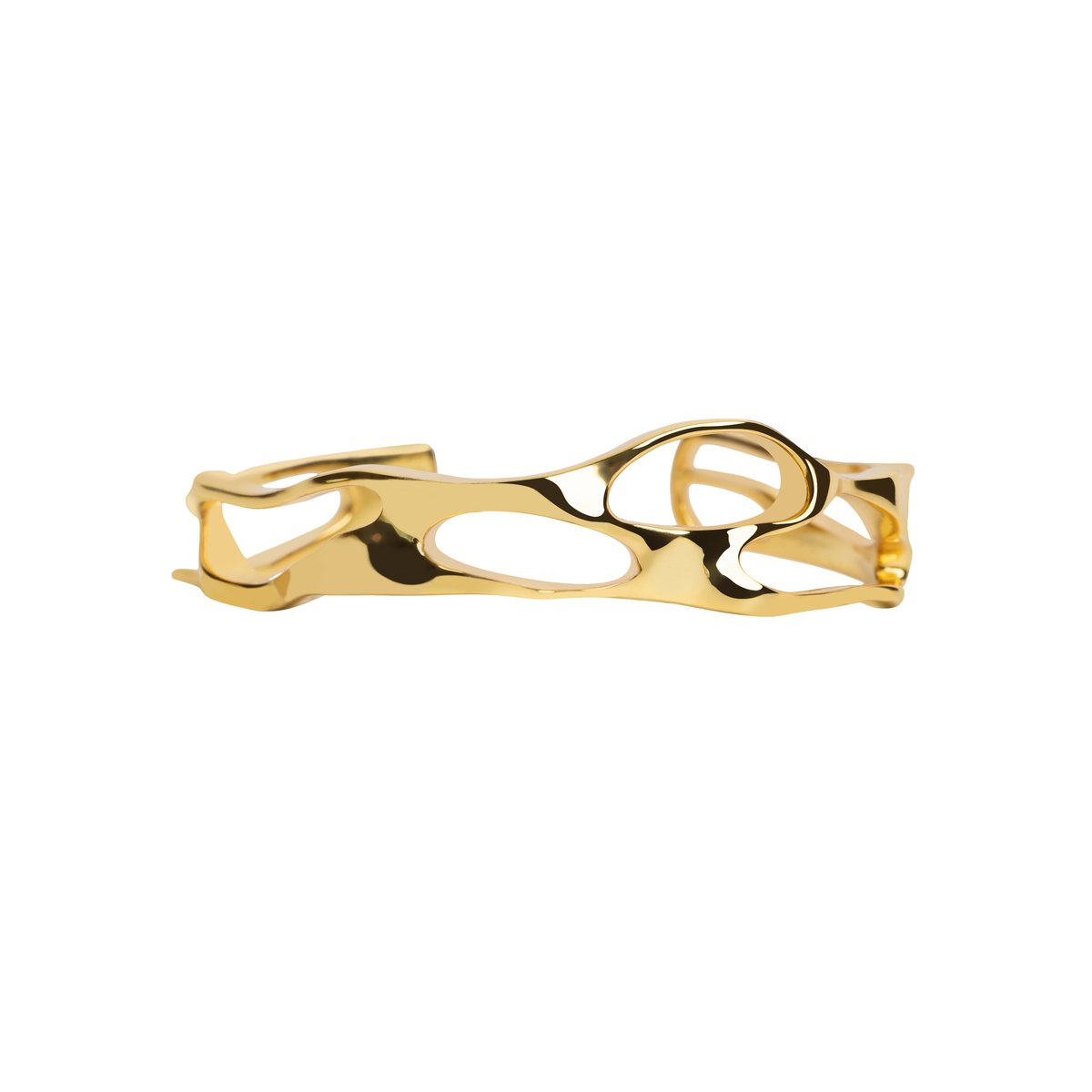 Molten Bangle Gold