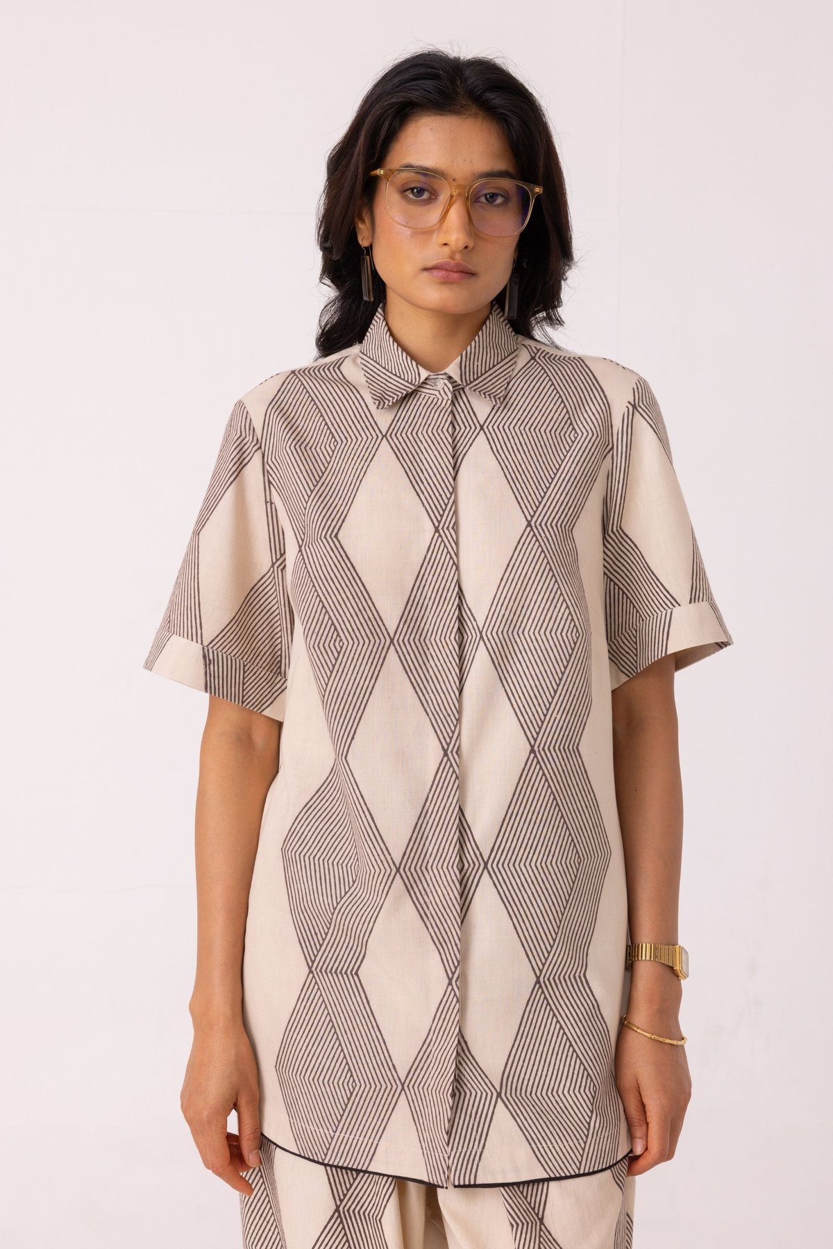 Tess Hand Printed Shirt